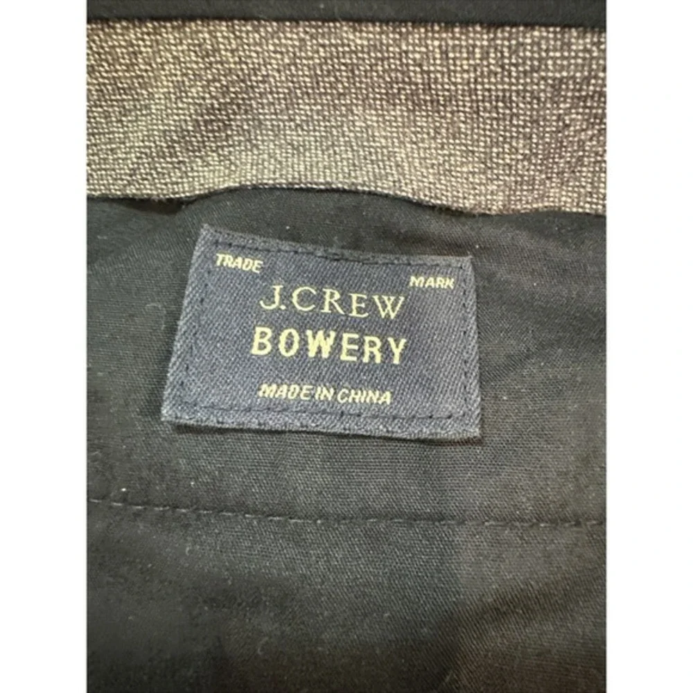 J.CREW‎ 36x33.5 Gray Bowery Classic Flat Front  Mens Dress Chino Pants